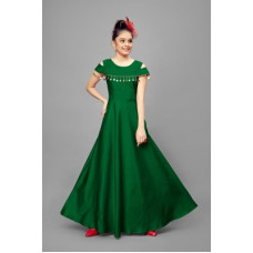 Deals and Offers on - Fashion DreamGirls Maxi/Full Length Festive/Wedding Dress(Green, Sleeveless) Deals, Discounts & Offers on - Fashion DreamGirls Maxi/Full Length Festive/Wedding Dress(Green, Sleeveless)