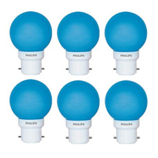 Deals and Offers on - PHILIPS 0.5W LED Blue Bulb, Pack of 6, (Deco Mini) Deals, Discounts & Offers on - PHILIPS 0.5W LED Blue Bulb, Pack of 6, (Deco Mini)