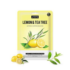 Deals, Discounts & Offers on Beauty Care - Jaquline USA Lemon&TeaTree Sheet Mask| Zero paraben and sulphate| Biodegradable Ber masks Light-weight| Hydrating and Skin firming