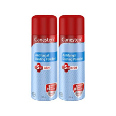 Deals, Discounts & Offers on Beauty Care - Canesten Dusting Antifungal Powder Relief from Skin Irritation Prickly Heat Redness Itching Fungal Infection (Pack Of 2)