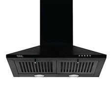 Deals, Discounts & Offers on  - Hindware Smart Appliances Marvia 60 cm 1000 m/hr Pyramid Kitchen Chimney With Elegant Look, Push Button Control, Efficient Dual LED Lamps & Double Baffle Filter (Black)