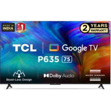 Deals, Discounts & Offers on Entertainment - [For HDFC Bank Credit Card] TCL 189 cm (75 inch) Ultra HD (4K) LED Smart Google TV 2022 Edition with Dolby Audio & HDR10(75P635)