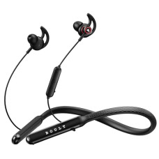 Deals, Discounts & Offers on Headphones - Boult Audio Curve Max Bluetooth Earphones with 100H Playtime, Clear Calling ENC Mic, Dual Device Connectivity, Lowest Latency Gaming, 13mm Bass Driver, Made in India Neckband Wireless Earphone (Black)