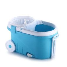 Deals, Discounts & Offers on Home Improvement - Ganesh Prime Plus Plastic Spin Mop with Bigger Wheels and Plastic Auto Fold Handle