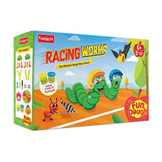 Deals and Offers on - Fundough - Racing Worms , Extrude and Race , 3years + , Multi-Colour Deals, Discounts & Offers on - Fundough - Racing Worms , Extrude and Race , 3years + , Multi-Colour