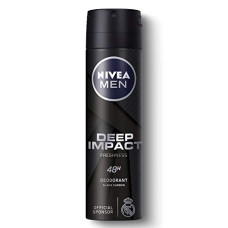 Deals and Offers on - NIVEA MEN Deep Impact Freshness Deodorant Spray - For MEN, 150 ml Deals, Discounts & Offers on - NIVEA MEN Deep Impact Freshness Deodorant Spray - For MEN, 150 ml