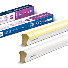 Deals and Offers on - Crompton Immensa Smart Batten 20 Watt IOT Wi-Fi Enabled LED Batten (White Tunable and Dimmable, Compatible with Alexa and Google Assistant) - Pack of 8, Golden, (LDIMN20-Wifi) Deals, Discounts & Offers on - Crompton Immensa Smart Batten 20 Watt IOT Wi-Fi Enabled LED Batten (White Tunable and Dimmable, Compatible with Alexa and Google Assistant) - Pack of 8, Golden, (LDIMN20-Wifi)