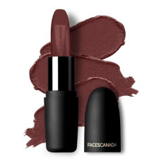Deals, Discounts & Offers on Beauty Care - FACESCANADA Weightless Matte Lipstick - Brown Ashes 25 (Brown), 4.5g | Highly Pigmented Lip Color | Smooth One Stroke Glide | Moisturizes & Hydrates Lips | Vitamin E, Jojoba & Almond Oil Enriched