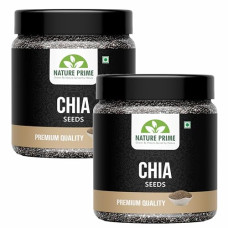 Deals, Discounts & Offers on  - Nature Prime Chia seeds, 500G | weight loss product | (250G*2) Jar Pack