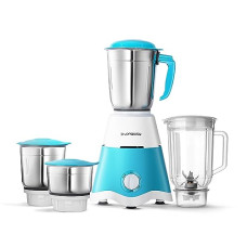 Deals and Offers on - Longway Super Dlx Mixer Grinder - White & Blue (4 Jar) Deals, Discounts & Offers on - Longway Super Dlx Mixer Grinder - White & Blue (4 Jar)