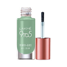 Deals, Discounts & Offers on Beauty Care - Lakme 9 to 5 Primer + Gloss Nail Colour, GreenPistachio, 6ml