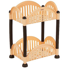Deals, Discounts & Offers on  - Amazon Brand - Solimo Two-Tier Multipurpose Plastic Rack