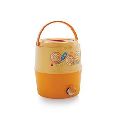 Deals and Offers on - Cello Kool Star Plastic Insulated Water Jug, 5 litres, Orange Deals, Discounts & Offers on - Cello Kool Star Plastic Insulated Water Jug, 5 litres, Orange