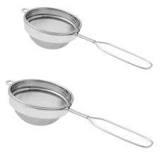 Deals, Discounts & Offers on  - Dynore Stainless Steel Set of 2 Classic Wire Handle Tea Strainer Size 7 and 8