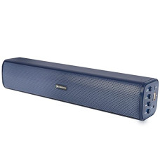 Deals, Discounts & Offers on  - ZEBRONICS Vita Plus Mini 16W Soundbar Supporting LED Display, USB, SD Card, AUX, FM, TWS & Call Function. (Blue)