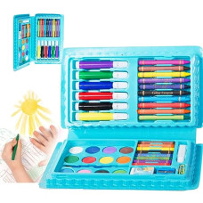 Deals and Offers on - Toy Imagine 42 Pcs Color Set/Kit For Drawing & Painting Portable Art Box | 12 water colors, 6 sketch pens, 10 crayons, 8 pastel oil colours, sharpener, eraser | Best Gift Deals, Discounts & Offers on - Toy Imagine 42 Pcs Color Set/Kit For Drawing & Painting Portable Art Box | 12 water colors, 6 sketch pens, 10 crayons, 8 pastel oil colours, sharpener, eraser | Best Gift