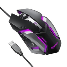 Deals and Offers on - Amazon Basics Optical USB Gaming Mouse with Led Effect | Up to 3200 Dpi | 7 Led Colours | 6 Preprogrammed Buttons Deals, Discounts & Offers on - Amazon Basics Optical USB Gaming Mouse with Led Effect | Up to 3200 Dpi | 7 Led Colours | 6 Preprogrammed Buttons