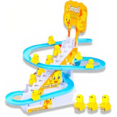 Deals, Discounts & Offers on  - SABIRAT Duck Slide Toy Set, Automatic Stair-Climbing Race Track Set, Lights & Musical(Multicolor)