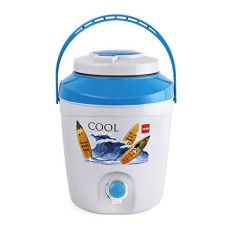 Deals and Offers on - Cello Atlas Insulated Water Jug, 10 litres, Blue Deals, Discounts & Offers on - Cello Atlas Insulated Water Jug, 10 litres, Blue