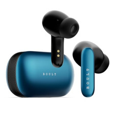 Deals, Discounts & Offers on Headphones - Boult Audio Z20 Pro Bluetooth Truly Wireless in Ear Earbuds with 60H Playtime, 4 Mics Clear Calling ENC, 45ms Low Latency Gaming TWS, Made in India, 10mm Bass Drivers Ear Buds Headphones 5.3 (Blue)