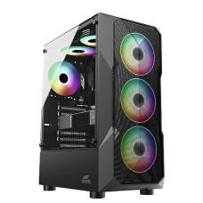Deals and Offers on - Ant Esports ICE- 300 Mesh V2 Mid-Tower Computer Case/Gaming Cabinet - Black | Support ATX, Micro-ATX, Mini-ITX | Pre-Installed 3 Front Fans and 1 Rear Fan Deals, Discounts & Offers on - Ant Esports ICE- 300 Mesh V2 Mid-Tower Computer Case/Gaming Cabinet - Black | Support ATX, Micro-ATX, Mini-ITX | Pre-Installed 3 Front Fans and 1 Rear Fan