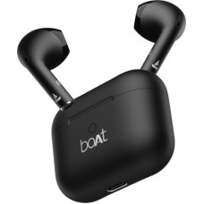 Deals, Discounts & Offers on  - boAt Airdopes Alpha with 35 HRS Playback, 13mm Drivers, Dual Mics ENx & Beast Mode Bluetooth Headset(Jet Black, In the Ear)