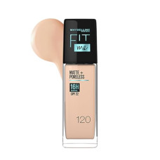 Deals, Discounts & Offers on Beauty Care - Maybelline New York Liquid Foundation, Matte Finish, With SPF, Absorbs Oil, Fit Me Matte + Poreless, 120 Classic Ivory, 30ml