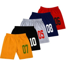 Deals, Discounts & Offers on  - [Size 6 - 12 Months] FaslaShort For Boys Casual Printed, Solid Pure Cotton(Multicolor, Pack of 5)