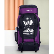 Deals and Offers on - PLEXYUNISEX Water Proof Mountain RucksackHiking/Trekking/Camping Bag/Backpack - 60 L Rucksack - 60 L(Purple) Deals, Discounts & Offers on - PLEXYUNISEX Water Proof Mountain RucksackHiking/Trekking/Camping Bag/Backpack - 60 L Rucksack - 60 L(Purple)