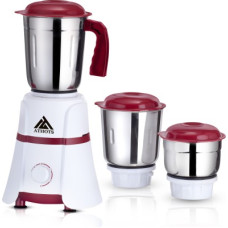 Deals, Discounts & Offers on Personal Care Appliances - Athots Hardy Pro Powerful Hybrid 100% Copper Motor 700 Mixer Grinder (3 Jars, Light Brown , White)