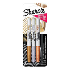 Deals, Discounts & Offers on Electronics - Sharpie Metallic Assorted Fine Tip Permanent Marker for Precise Writing |Suitable