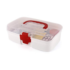 Deals and Offers on - Primelife Medico Small First Aid Box, White, Plastic, Rectangular Deals, Discounts & Offers on - Primelife Medico Small First Aid Box, White, Plastic, Rectangular