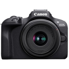 Deals, Discounts & Offers on Cameras - Canon R100 Mirrorless Camera RF-S 18-45mm f/4.5-6.3 IS STM(Black)