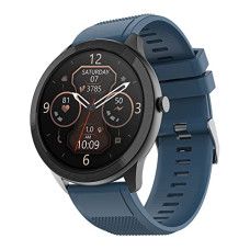 Deals, Discounts & Offers on  - TAGG Kronos Lite Full Touch Smartwatch with 1.3 Display & 60+ Sports Modes, Waterproof Rating, Sp02 Tracking, Live Watch Faces, 7 Days Battery, Games & Calculator Navy Blue, Free Size