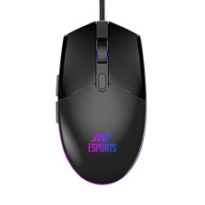 Deals and Offers on - Ant Esports GM60 Optical Gaming Mouse Wired, 6 Programmable Buttons, 3200 DPI Adjustable, Optical Gamer Gaming Mice with Multicolour LED Lights - Black Deals, Discounts & Offers on - Ant Esports GM60 Optical Gaming Mouse Wired, 6 Programmable Buttons, 3200 DPI Adjustable, Optical Gamer Gaming Mice with Multicolour LED Lights - Black