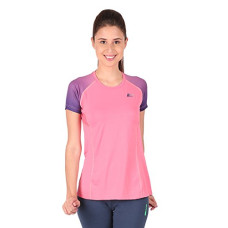 Deals, Discounts & Offers on Women - [Size L] Vector X Pink Purple T Shirt VTDF-006-A Size