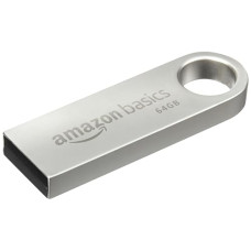 Deals, Discounts & Offers on  - Amazon Basics 64 GB Flash Drive | USB 3.0 | Upto 150 MB/s | Silver