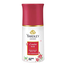 Deals and Offers on - Yardley London London Rose Anti-Perspirant Deodorant Roll-On| Body Deodorant Roll-On For Women| 48-Hour Active Sweat Protection| Alcohol-Free | 50ml Deals, Discounts & Offers on - Yardley London London Rose Anti-Perspirant Deodorant Roll-On| Body Deodorant Roll-On For Women| 48-Hour Active Sweat Protection| Alcohol-Free | 50ml