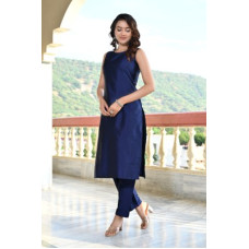 Deals, Discounts & Offers on  - v traditionWomen Art Silk Kurta Pant Set