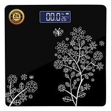 Deals and Offers on - beatXP Floral Digital Bathroom Weighing Scale with LCD Panel & Thick Tempered Glass, Electronic Weight Machine Deals, Discounts & Offers on - beatXP Floral Digital Bathroom Weighing Scale with LCD Panel & Thick Tempered Glass, Electronic Weight Machine