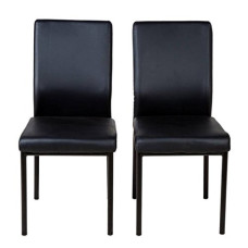 Deals, Discounts & Offers on Furniture - Woodness Ottawa Dinning Chair (Glossy, Black)
