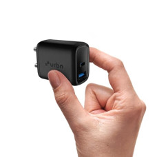 Deals, Discounts & Offers on Mobile Accessories - URBN 20W QC+PD Dual Port Type C Charger | Ultra Fast GaN Adapter | Made