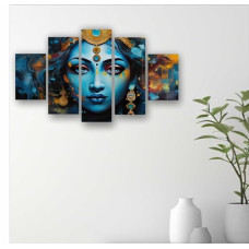Deals, Discounts & Offers on  - SAF krishna Paintings for Living Room | Painting for Wall Decoration | 3D Wall Art