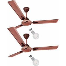 Deals and Offers on - LONGWAY Creta P2 1200 mm/48 inch Remote Controlled 3 Blade Anti-Dust Decorative 5-Star Rated Ceiling Fan (Rusty Brown) Deals, Discounts & Offers on - LONGWAY Creta P2 1200 mm/48 inch Remote Controlled 3 Blade Anti-Dust Decorative 5-Star Rated Ceiling Fan (Rusty Brown)
