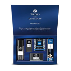 Deals, Discounts & Offers on Beauty Care - Yardley London Gentleman Luxury Grooming Kit For Men With Classic Activated Charcoal Soap, Elegance Lather Shaving Cream, After Shave Lotion, Shaving Brush, and Classic Body Deodorant Spray| Elite Gift Collection For Men|Premium and Long Lasting Fragrance