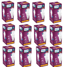 Deals, Discounts & Offers on  - Philips 9-Watts B22 LED Warm White LED Bulb, Pack of 12, (Ace Saver)