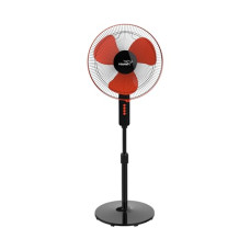 Deals, Discounts & Offers on  - V-Guard Esfera STS Plus Pedestal Cum Table Fan | Versatile 2-In-1 Operation | 1350 RPM Motor | Customisable Tilt And Oscillation Control | Red Black | 40 cm (400mm)