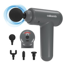 Deals, Discounts & Offers on  - Caresmith Charge Boost X Massage Gun (Grey) | True Percussion Large Torque motor | 3200 strokes per min | 4 Heads | Deep tissue percussion body massager machine