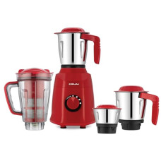 Deals, Discounts & Offers on  - Bajaj Military Series Eclipse 4 Jar 750W Mixer Grinder Red Rage
