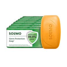 Deals and Offers on - Amazon Brand - Solimo Germ Protection Soap, 125gm (Pack of 8) Deals, Discounts & Offers on - Amazon Brand - Solimo Germ Protection Soap, 125gm (Pack of 8)
